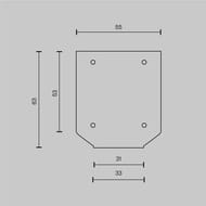 �������� �������� � ������� Maytoni Technical (��������) TRA034MPEC-21S(N), 2��, �������