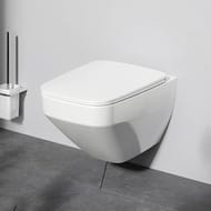 Унитаз подвесной AM.PM Inspire V2.0 безободковый 390х550х410, с сиденьем, белый мат. C50A1700MWSC