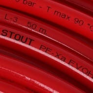 Труба STOUT PEX-A 16х2,0 из сшитого полиэтилена с кислородным слоем, красная, 1м