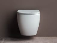 Унитаз подвесной Ceramicanova Mia 350х360х520 безободковый, сиденье микролифт, белый CN1805