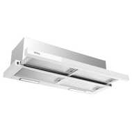 Вытяжка Korting KHP 9815 GW (898х309) 800 м3/ч, 190 Вт, выдвижная панель, белая/белое стекло