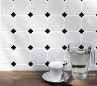   Starmosaic Octagon big White/Black Matt (3003006) + CLA006 (.)