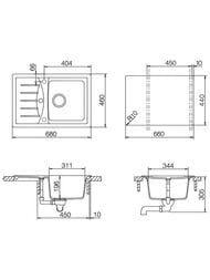 ����� SCHOCK Genius D-100S (680�460) Cristalite+, ����: �������   700254