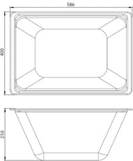 Контейнер с крышкой для ванны AM.PM Gem W90A-070-070W-C