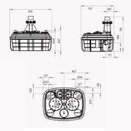 Канализационная насосная установка SFA SANICUBIC 2 XL (2 VX) для общественного пользования