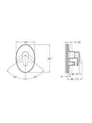    Jacob Delafon Panache , , . ,  E12798-4-CP