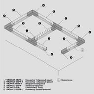 ��������� ������� ������� Maytoni Trinity (�������) TRA005CL-31B-L ������, IP20, ������