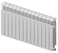 Радиатор биметаллический RIFAR EcoBuild 500 (575х1120х100) 14 секций, 2604 Вт, боковое подкл, белый — миниатюра 1