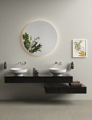 Раковина VITRA Water Jewels 400х400 антибактериальное покрытие, белый  4334B003-1361
