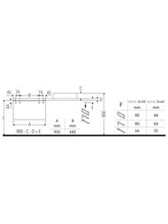      Duravit L-Cube 920400477 2 ,   LC580802222