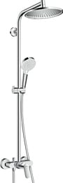 Душевая система Hansgrohe Crometta S 240 Showerpipe со смесителем д/душа, верхний и руч.душ 27269000