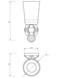 Migliore Cristalia  , , /SWAROVSKI ML.CRS-60.202.CR/16788