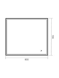 ������� ��������� Lago (800�700) � LED ���������� 5000K � ��������� ������������, �����