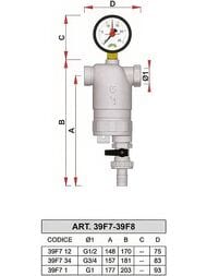 ������ FAR 1" � ��� ��������, 100���, � ������. ��������, Max: 95 �C, 25 ��� FA 39F7 1100