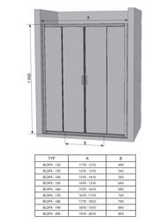 ������� ����� RAVAK BLIX BLDP4-150 (1470-1490�1900) ����������, ������, �����+Grape