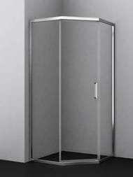 Душевой уголок WasserKRAFT Naab 1000x1000x2000 стекло прозрачное/профиль серебристый 86S38