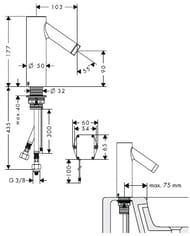  Axor Starck 10101   ,   ,   t