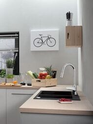 Смеситель Hansgrohe Focus M42 для кухни 220 мм вытяжной поворотный излив хром 71800000 — изображение 4