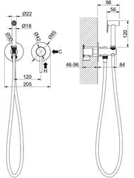 ����� � ������������� ����� Aquatek ������ AQ1319BG ������������, 2 ���., �������������, ���. ����