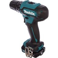 Шуруповерт MAKITA DF333DWAE аккумуляторный, 12В 2*2Ач, 20полож, 450/1700об/мин, 10мм, кейс