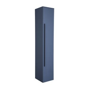 Шкаф-пенал La Fenice Elba Blu grigio 30 см (300х300х1610) синий матовый FNC-05-ELB-BG-30