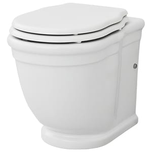 Унитаз напольный ArtCeram Hermitage 360х550х420 белый HEV0050100