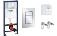 Grohe Rapid SL Инсталляция для подвесного унитаза 3в1 клавиша смыва Skate Cosmopolitan S 395010000