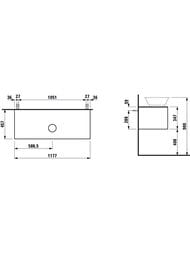 ����� � ��������� Laufen New Classic (1177�457�492) ���������, 1 ����, ����� ��������� 4.0602.1.085.631.1+8.1285.2.000.112.1