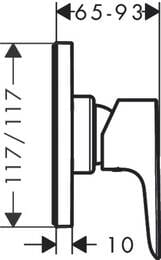 ��������� Hansgrohe Talis E 71764000 ��� ���� ������������, � ��������� ��������, ����