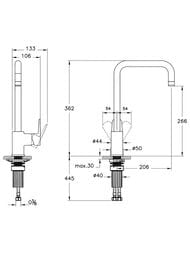 ��������� ��� ����� VitrA Flow Soft A4342636EXP � ���������� ������� ������������ ������� ������ ������