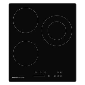 Электрическая варочная панель Kuppersberg ECS 403 (450х520) 3 зоны нагрева, черная 6375