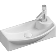 Раковина подвесная Ceramicanova Element 455х220х130 чаша слева, отв. под смеситель, белый CN6038L