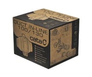 Вентилятор Cata DUCT IN LINE 100/130 (SMT 100) канальный 130 м3/ч 24 дБ, слоновая кость