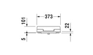 Сиденье с душем DURAVIT SensoWash Slim 3 режима, микролифт, с пду 611000002304300