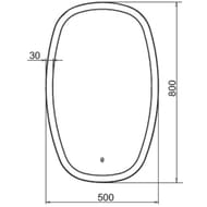 ������� COMFORTY ������-50 (500�800�30) ������������ �����, ������������� ������ 00-00005260