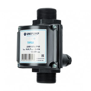 Блок управления UNIPUMP ТУРБИ для насоса до 1,5 кВт, 220В, 0,6 МПа