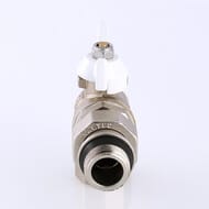 Кран угловой с американкой 1/2"ВН VALTEC BASE белая бабочка, с доп. уплотнением, VT.228.NRW.04