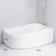 Ванна акриловая AM.PM Like (1700х1100) правая W80A-170R110W-A