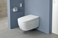 Унитаз подвесной Vitra V-Care Comfort с сиденьем,антибактериал. покр.,с функцией биде 5674B003-6194