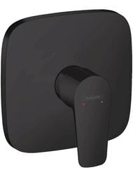 Смеситель Hansgrohe Talis E 71765670  для душа однорычажный, внешняя часть, черный матовый — миниатюра 1