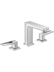 Смеситель Hansgrohe Metropol 74514000 на раковину на 3 секции с клапаном, излив 110 мм, ручка-петля — миниатюра 1