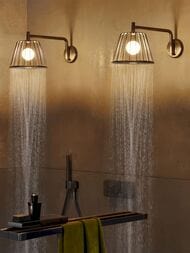 Верхний душ Axor LampShower Nendo 26031000 275мм настенный, 1jet, поворотный с держателем — изображение 3