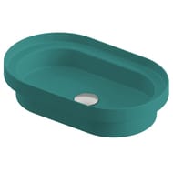 Раковина ArtCeram Fuori Scala 350х580 врезная/накладная, зеленый лес TFL033 43; 00