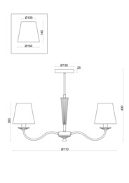 ������ Freya Osborn (������) FR2027PL-03BS, IP20,������