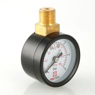 Манометр Valtec для редуктора VT.088.N, 0-6 бар, 1/4", D40мм, верх.подкл. (радиал.), арт.VT.088.0.R