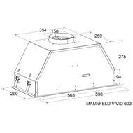 ������� Maunfeld Vivid 603EM Inox (598x290x275) 1150 �3/�, ����������� �����  ��-00022298