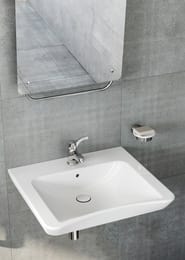 Раковина Vitra S20 600х545х165 безбарьерная, антибактериальное покрытие 5289B003-0001
