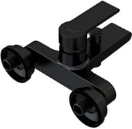 Смеситель для ванны/душа Cersanit BRASKO BLACK 63108 настенный, однорычажный, черный