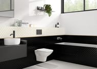 Плитка настенная CERSANIT Deco (298х598) рельефная черная DEL232 (кв.м.) — изображение 5