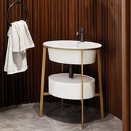    Cielo CATINO OVALE (700500830) ,  Brushed Bronze CASTOBZ